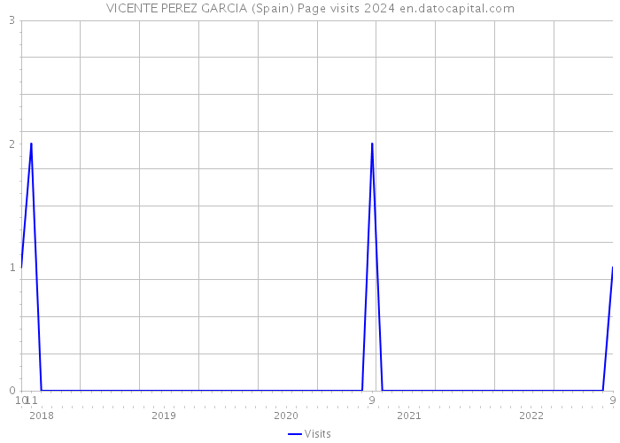 VICENTE PEREZ GARCIA (Spain) Page visits 2024 
