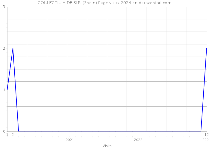 COL.LECTIU AIDE SLP. (Spain) Page visits 2024 