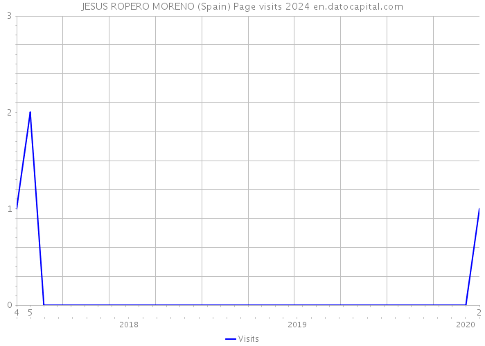 JESUS ROPERO MORENO (Spain) Page visits 2024 