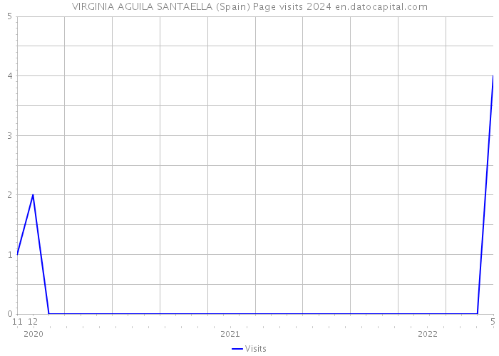 VIRGINIA AGUILA SANTAELLA (Spain) Page visits 2024 