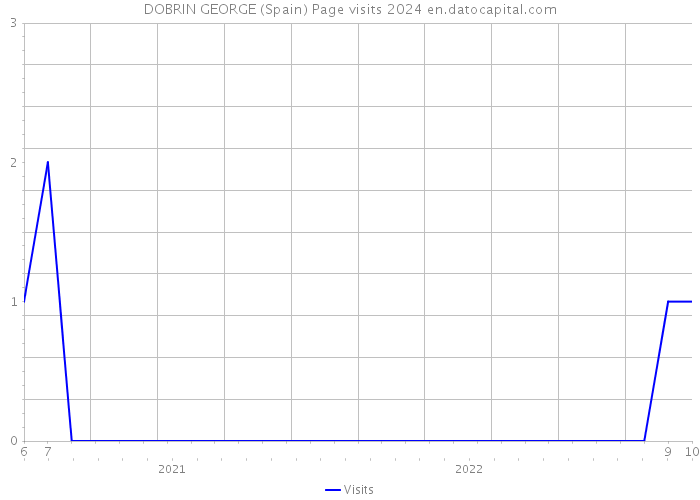 DOBRIN GEORGE (Spain) Page visits 2024 