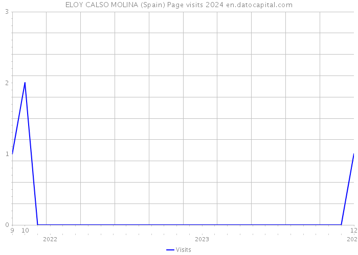ELOY CALSO MOLINA (Spain) Page visits 2024 