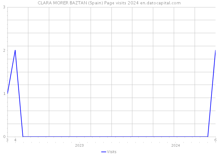CLARA MORER BAZTAN (Spain) Page visits 2024 