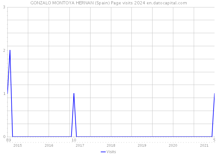 GONZALO MONTOYA HERNAN (Spain) Page visits 2024 