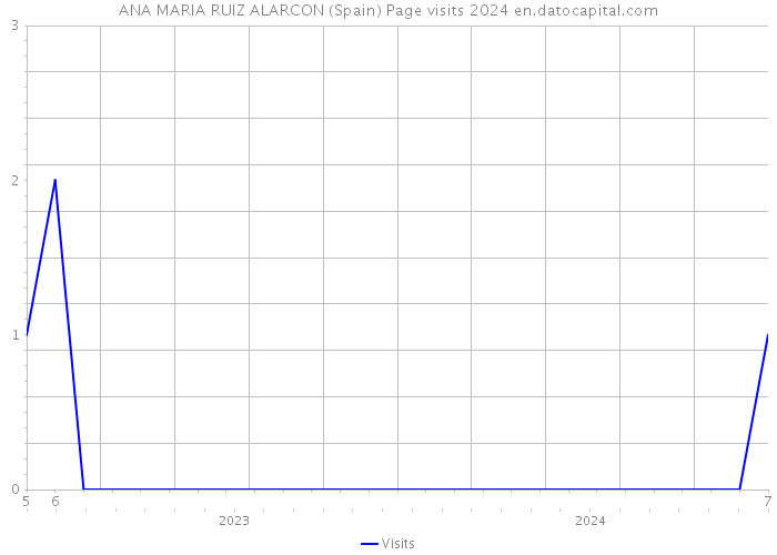 ANA MARIA RUIZ ALARCON (Spain) Page visits 2024 