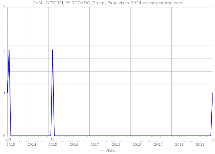 CAMILO TORRIJOS RODADO (Spain) Page visits 2024 