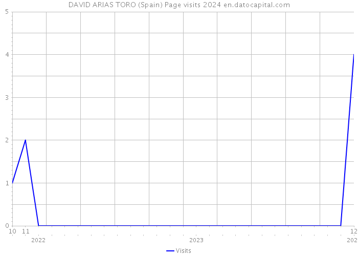 DAVID ARIAS TORO (Spain) Page visits 2024 