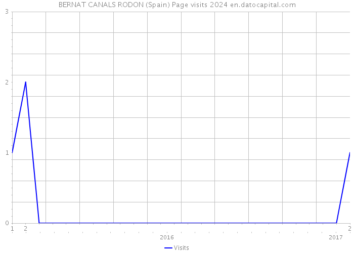 BERNAT CANALS RODON (Spain) Page visits 2024 
