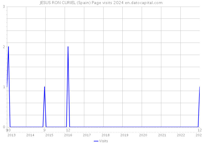 JESUS RON CURIEL (Spain) Page visits 2024 