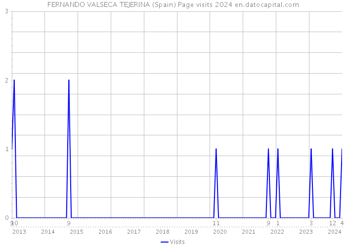 FERNANDO VALSECA TEJERINA (Spain) Page visits 2024 