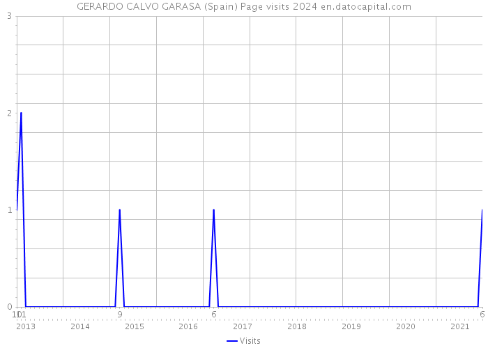 GERARDO CALVO GARASA (Spain) Page visits 2024 