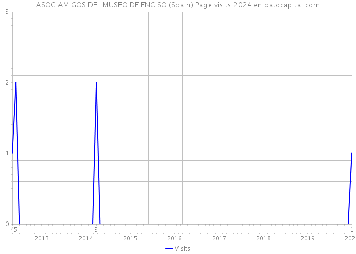 ASOC AMIGOS DEL MUSEO DE ENCISO (Spain) Page visits 2024 