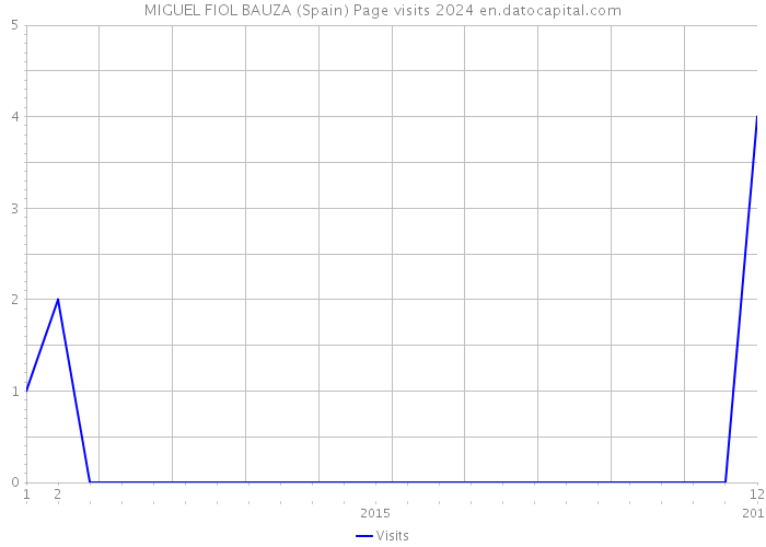 MIGUEL FIOL BAUZA (Spain) Page visits 2024 