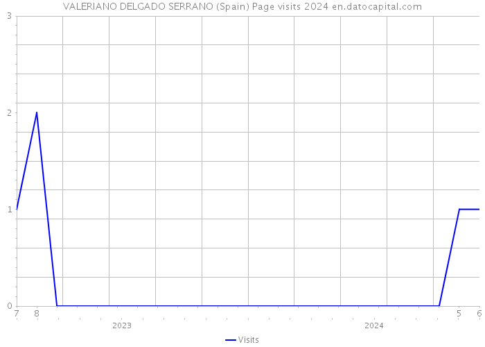 VALERIANO DELGADO SERRANO (Spain) Page visits 2024 