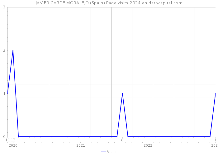 JAVIER GARDE MORALEJO (Spain) Page visits 2024 