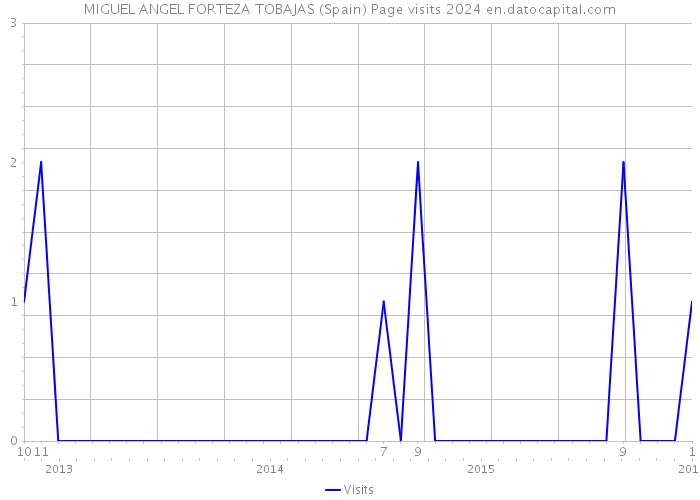 MIGUEL ANGEL FORTEZA TOBAJAS (Spain) Page visits 2024 