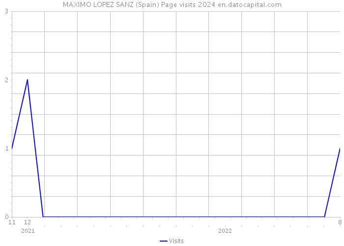 MAXIMO LOPEZ SANZ (Spain) Page visits 2024 