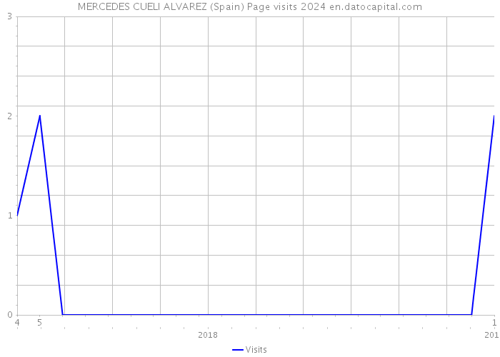 MERCEDES CUELI ALVAREZ (Spain) Page visits 2024 