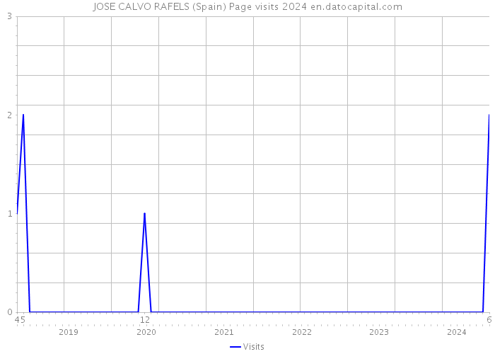 JOSE CALVO RAFELS (Spain) Page visits 2024 