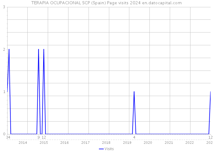 TERAPIA OCUPACIONAL SCP (Spain) Page visits 2024 
