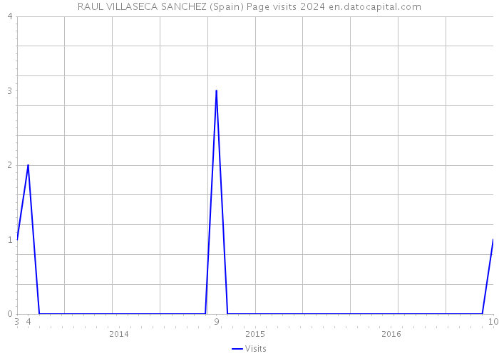 RAUL VILLASECA SANCHEZ (Spain) Page visits 2024 