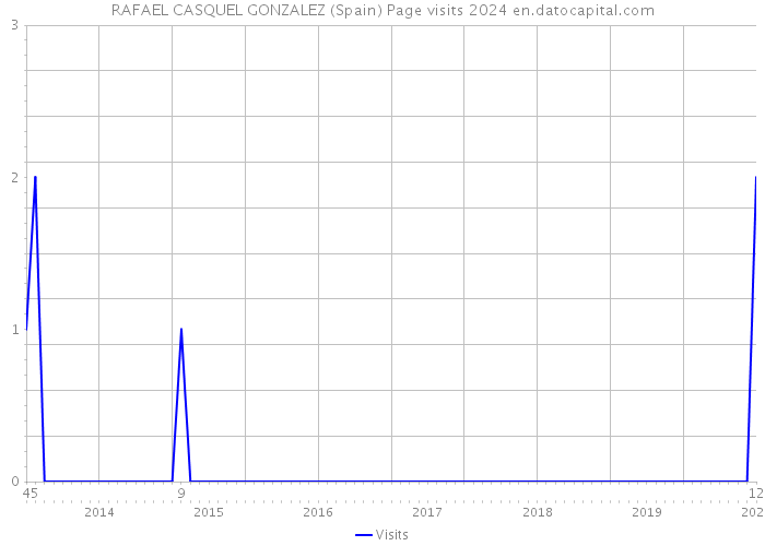 RAFAEL CASQUEL GONZALEZ (Spain) Page visits 2024 