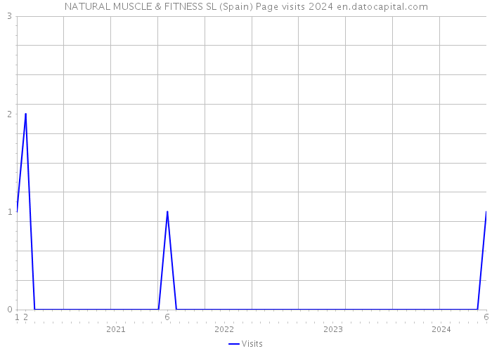 NATURAL MUSCLE & FITNESS SL (Spain) Page visits 2024 