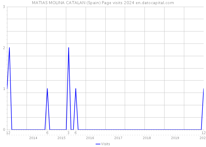 MATIAS MOLINA CATALAN (Spain) Page visits 2024 