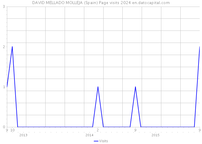 DAVID MELLADO MOLLEJA (Spain) Page visits 2024 