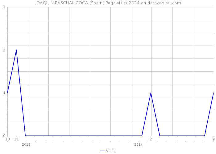 JOAQUIN PASCUAL COCA (Spain) Page visits 2024 