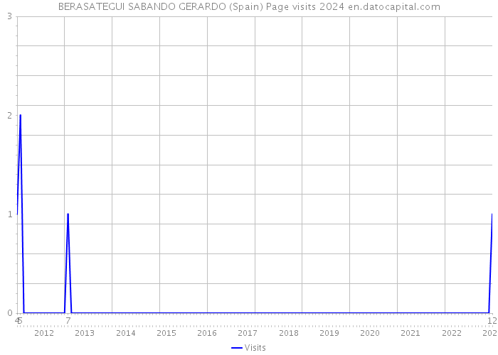 BERASATEGUI SABANDO GERARDO (Spain) Page visits 2024 