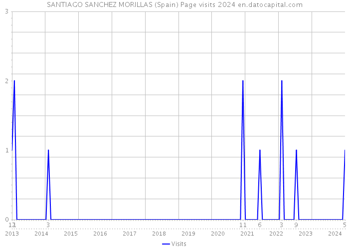 SANTIAGO SANCHEZ MORILLAS (Spain) Page visits 2024 