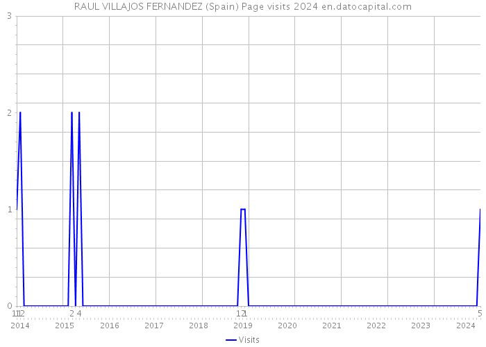 RAUL VILLAJOS FERNANDEZ (Spain) Page visits 2024 