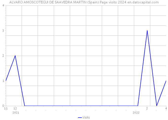 ALVARO AMOSCOTEGUI DE SAAVEDRA MARTIN (Spain) Page visits 2024 