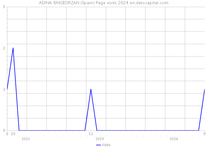 ADINA SINGEORZAN (Spain) Page visits 2024 