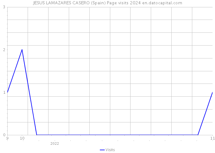 JESUS LAMAZARES CASERO (Spain) Page visits 2024 