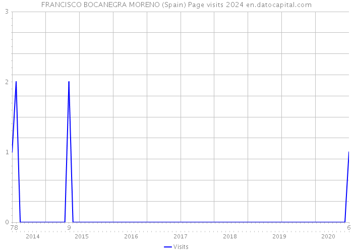 FRANCISCO BOCANEGRA MORENO (Spain) Page visits 2024 