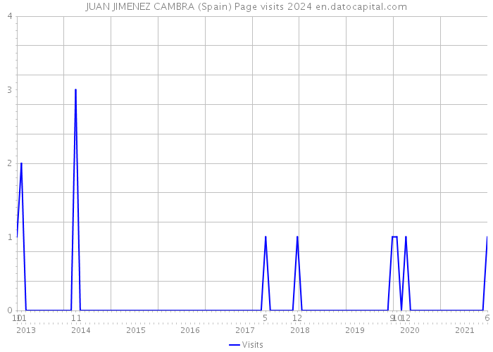 JUAN JIMENEZ CAMBRA (Spain) Page visits 2024 