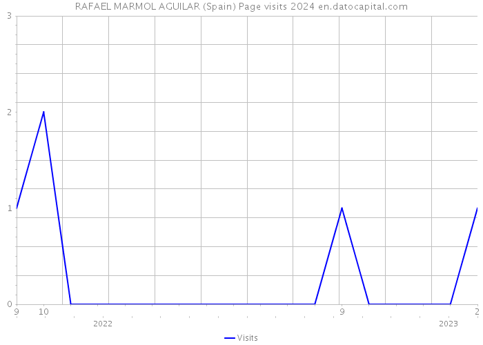 RAFAEL MARMOL AGUILAR (Spain) Page visits 2024 