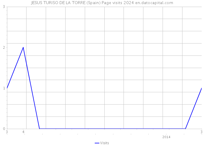 JESUS TURISO DE LA TORRE (Spain) Page visits 2024 