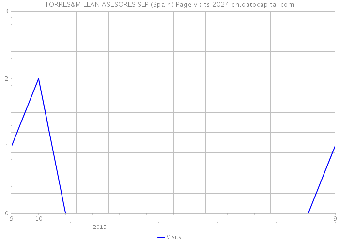 TORRES&MILLAN ASESORES SLP (Spain) Page visits 2024 