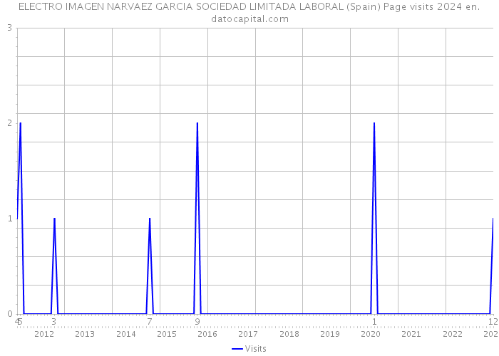 ELECTRO IMAGEN NARVAEZ GARCIA SOCIEDAD LIMITADA LABORAL (Spain) Page visits 2024 