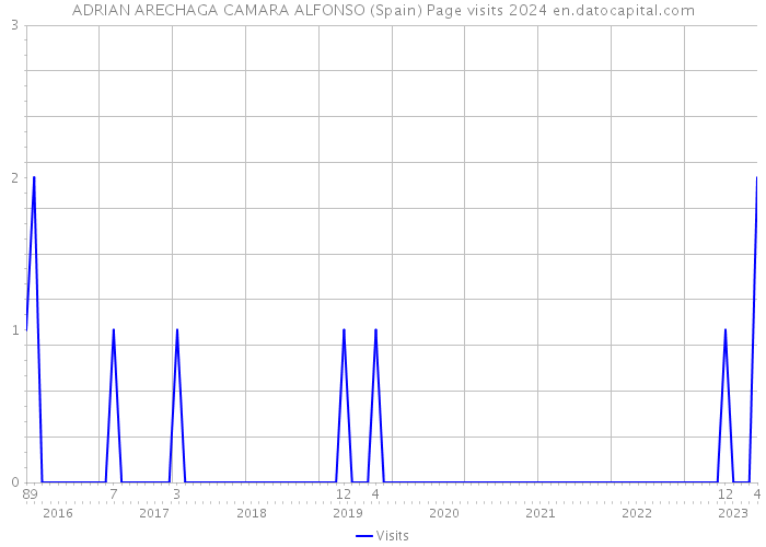 ADRIAN ARECHAGA CAMARA ALFONSO (Spain) Page visits 2024 