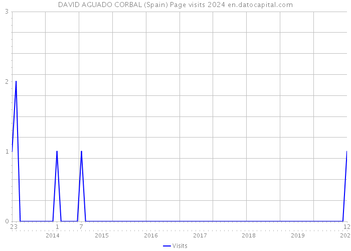 DAVID AGUADO CORBAL (Spain) Page visits 2024 
