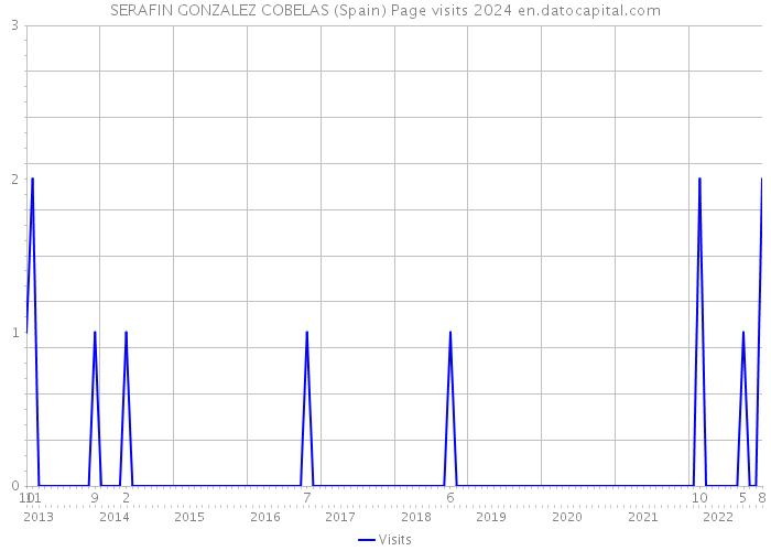 SERAFIN GONZALEZ COBELAS (Spain) Page visits 2024 