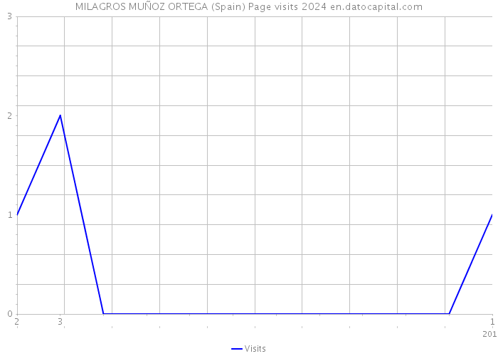 MILAGROS MUÑOZ ORTEGA (Spain) Page visits 2024 