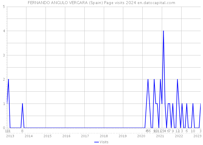 FERNANDO ANGULO VERGARA (Spain) Page visits 2024 