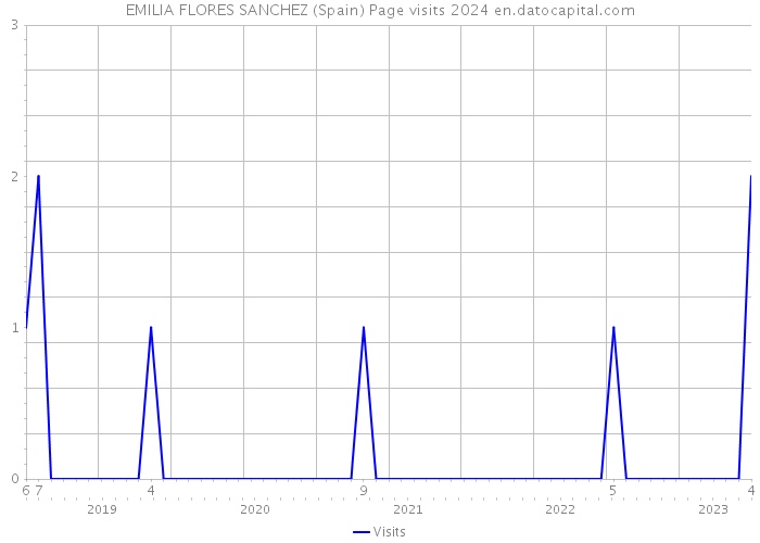 EMILIA FLORES SANCHEZ (Spain) Page visits 2024 