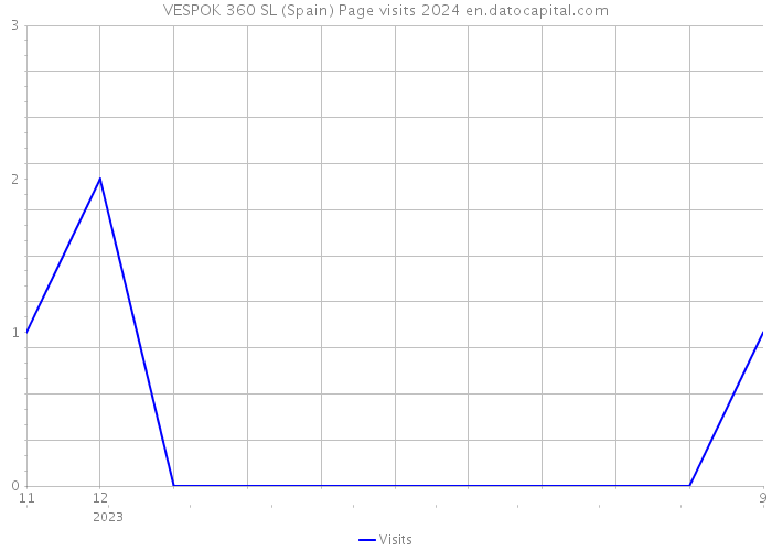 VESPOK 360 SL (Spain) Page visits 2024 