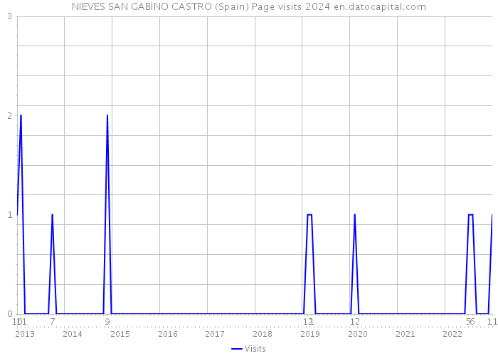 NIEVES SAN GABINO CASTRO (Spain) Page visits 2024 